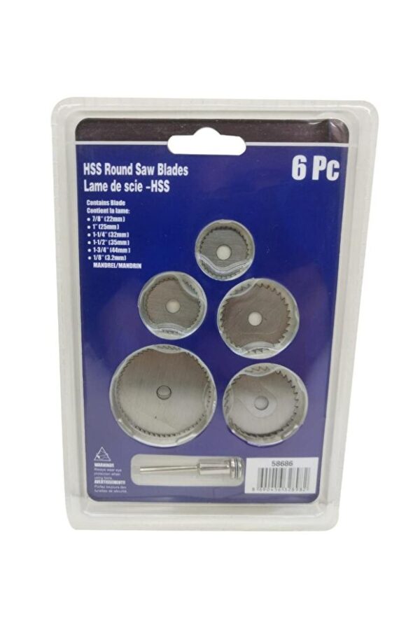 BANCO BN-5 BN5 6 Parça Dremel Gravür Uç Takım Daire Testere Hss Kesici Disk - Görsel 3
