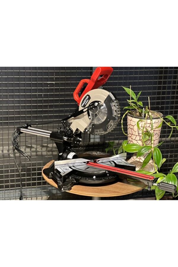 Maxstar 1500w Radyal kollu yatarlı 45 gönye testere 210 bıçak çapı 45-açılı yatar - Görsel 3