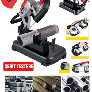 Maxstar PRO 39x36x56,5 cm Şerit Testere Demir Kesme Testeresi