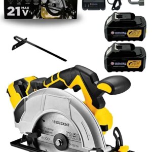 Mur-Cell Mur-5931 Sarı 21v 4.0ah Şarjlı Profesyonel Sunta Kesme Daire Testere Makinesi