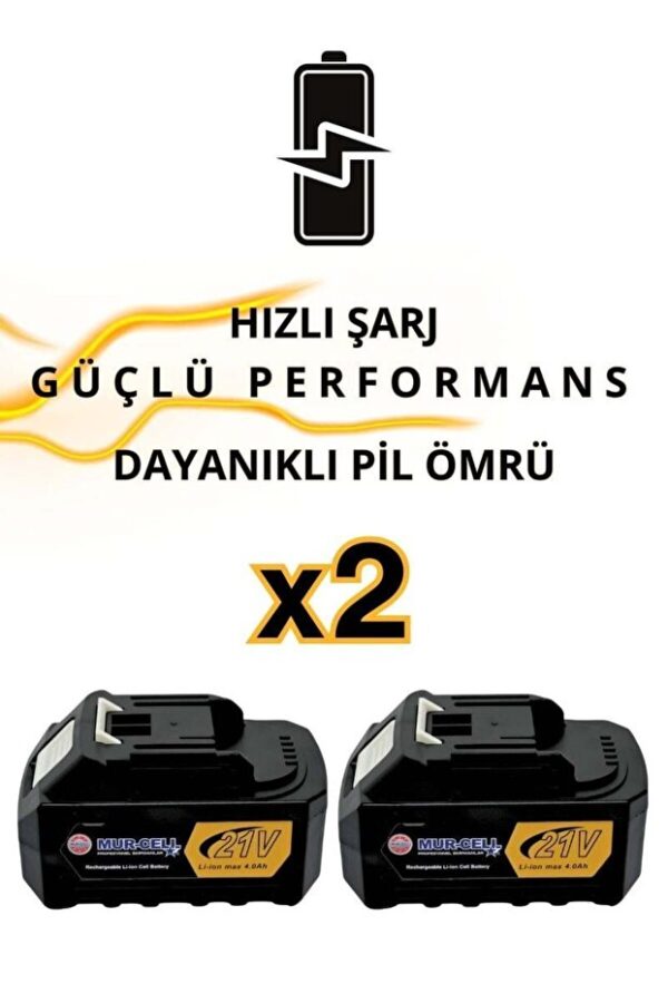 Mur-Cell Mur-5931 Sarı 21v 4.0ah Şarjlı Profesyonel Sunta Kesme Daire Testere Makinesi - Görsel 3