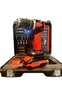 Maxstar matkap darbeli vidalama kömürsüz fırçasız motor darbeli 84 parça full setli çantalı
