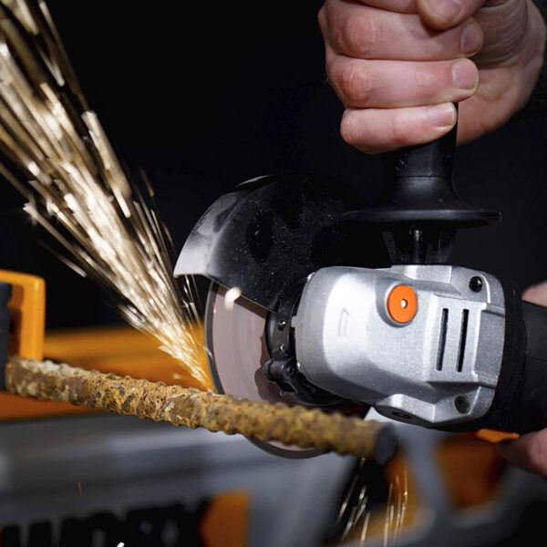Worx WX718 900Watt 125mm Profesyonel Avuç Taşlama - Görsel 5