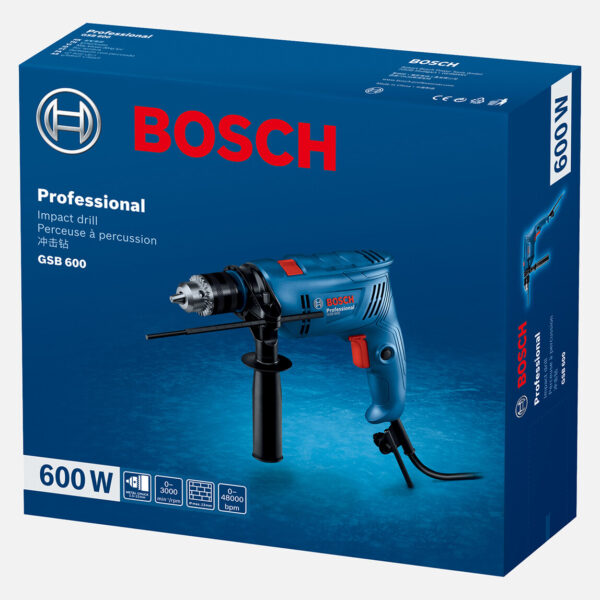 Bosch GSB 600 Darbeli Matkap - Görsel 2