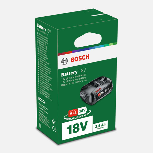 Bosch PBA 18V 2.5Ah W-B Akü - Görsel 3