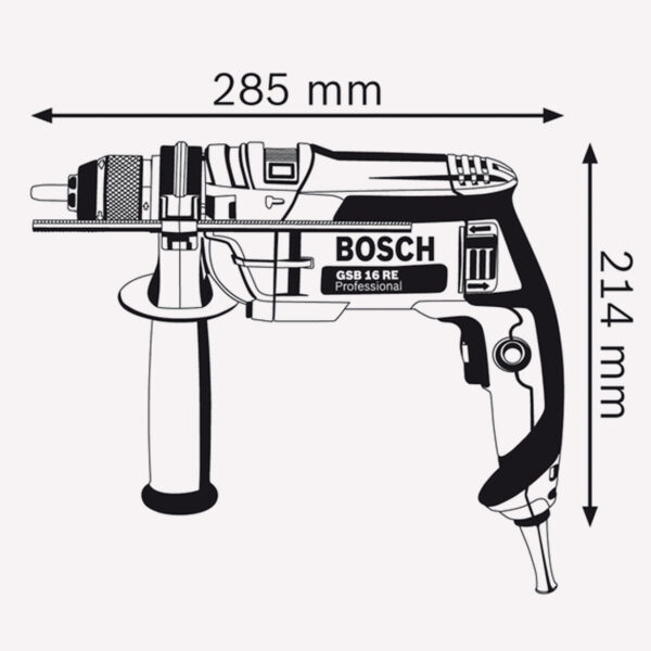 Bosch Profesyonel GSB-16RE 750W Darbeli Matkap - Görsel 5