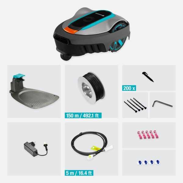 Gardena Robot Çim Biçme Makinesi Sileno City 250m² - Görsel 8