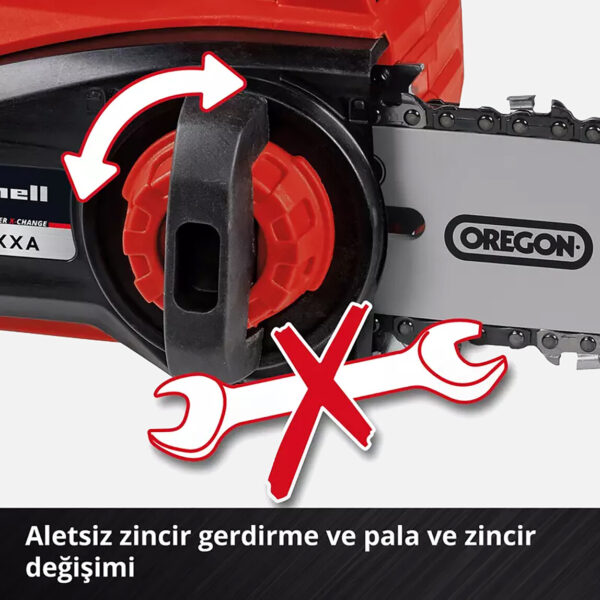 Einhell Fortexxa 18/20 TH Akülü Ağaç Kesme Makinesi (Akü ve Şarj Cihazı Dahil Değildir) - Görsel 11