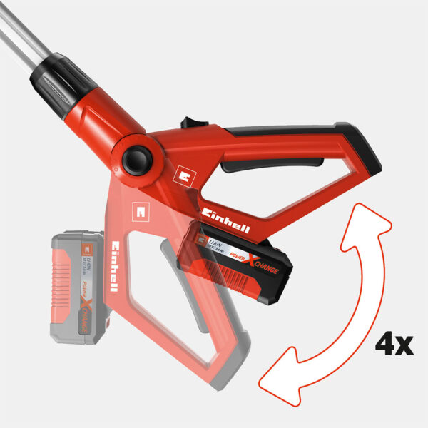 Einhell GE-HC 18 Li T-Solo Çok Fonksiyonlu Budama Makinesi (Akü ve Şarj Cihazı Dahil Değildir) - Görsel 3