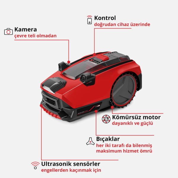 Einhell FREELEXO CAM 500 Robot Çim Biçme - Görsel 4