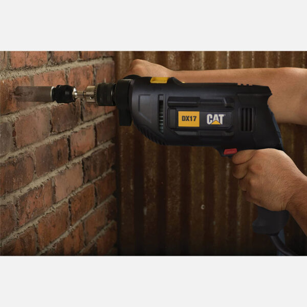CAT DX17.1 750Watt 13mm Profesyonel Darbeli Matkap + 8 Parça Aksesuar - Görsel 6