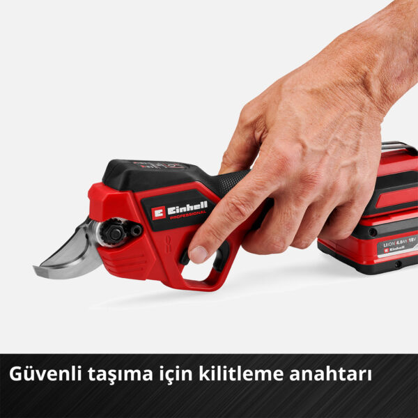 Einhell GP-LS 18/28 Li BL - Solo, Kömürsüz Akülü Budama Makası (Akü ve Şarj Cihazı Dahil Değildir) - Görsel 5
