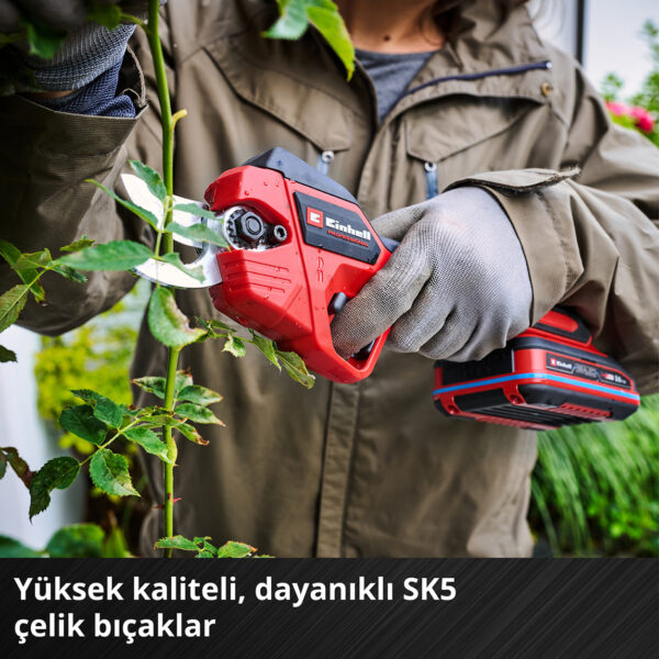 Einhell GP-LS 18/28 Li BL - Solo, Kömürsüz Akülü Budama Makası (Akü ve Şarj Cihazı Dahil Değildir) - Görsel 8