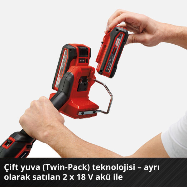 Einhell GP-CM 36/47 S Li BL (4x4,0 Ah) Akülü Çim Biçme Makinesi + GP-CT 36/35 Li BL Akülü Kenar Kesme Makinesi - Görsel 6