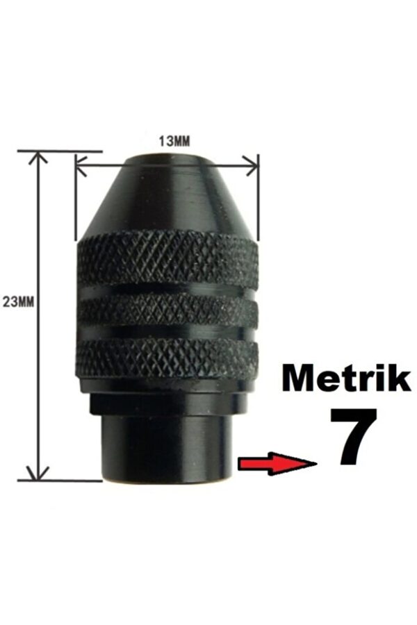 Banco Bn5 Ban-co Mini Gravür Makinası Için Otomatik Mandren 3 Çeneli Anahtarsız Mandrel 7mm Penset - Görsel 4